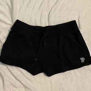 Black Sweatpant Shorts